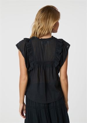 Jayla s voile top Navy Neo Noir 